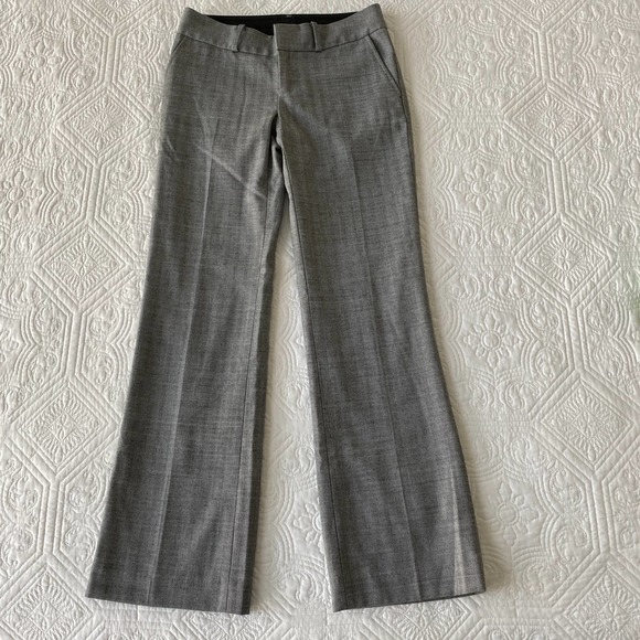 Banana Republic Pants - Banana Republic Martin Fit Wool Blend Herringbone Black Dress Pants 0 Petite